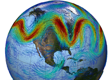 Earth's polar jet-stream